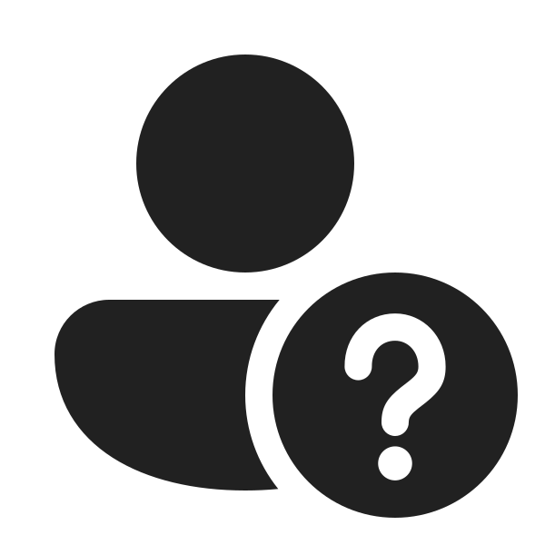 Ic Fluent Person Question Mark 20 Filled