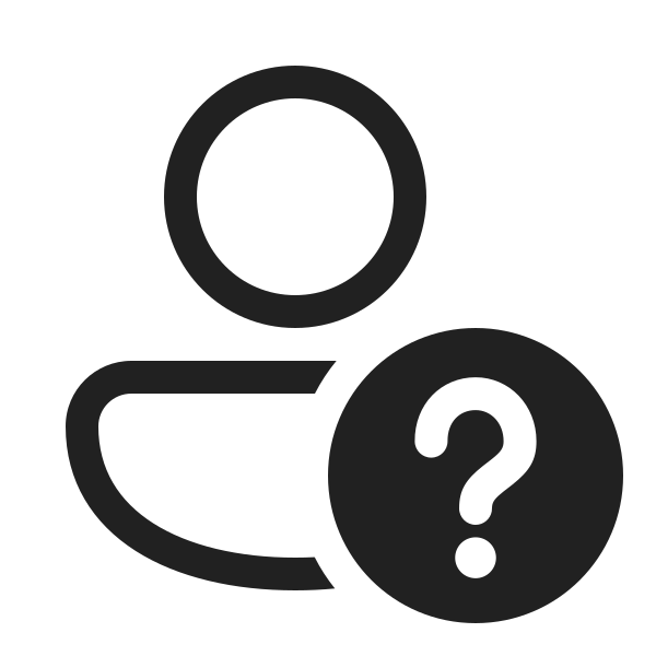 Ic Fluent Person Question Mark 20 Regular