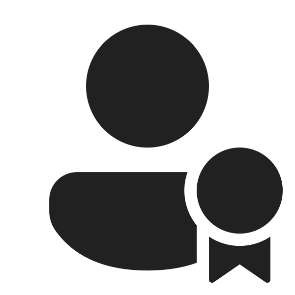 Ic Fluent Person Ribbon 24 Filled