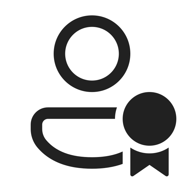 Ic Fluent Person Ribbon 24 Regular