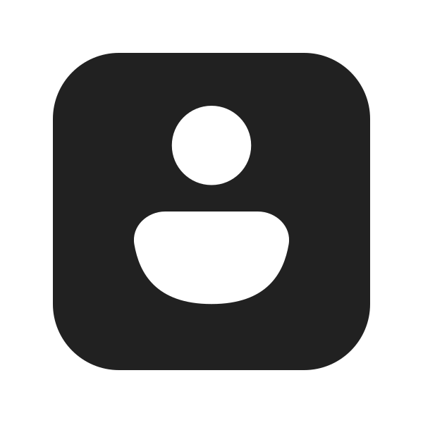 Ic Fluent Person Square 16 Filled
