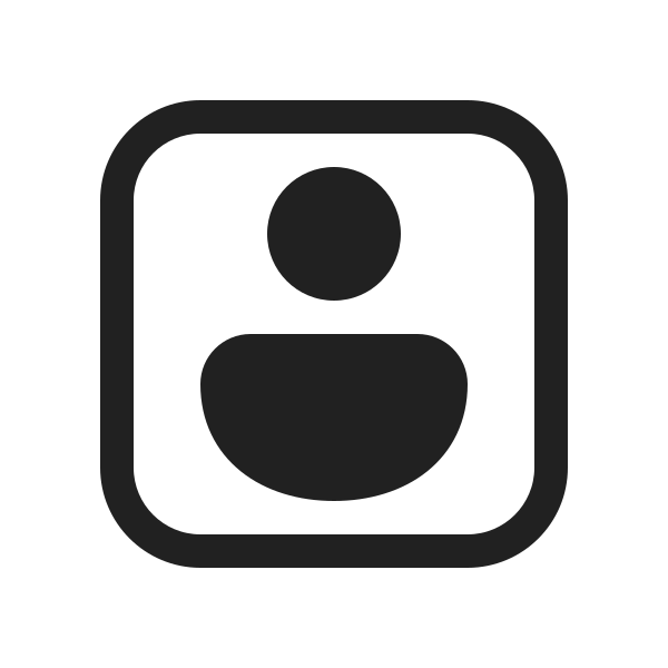 Ic Fluent Person Square 20 Regular