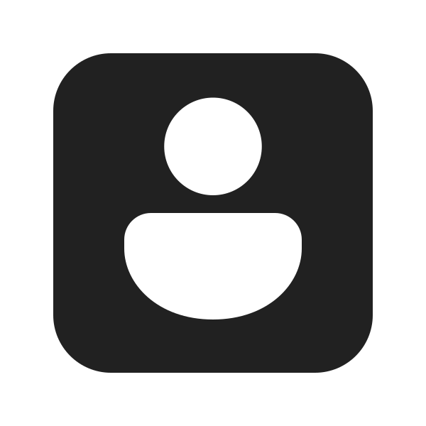 Ic Fluent Person Square 24 Filled