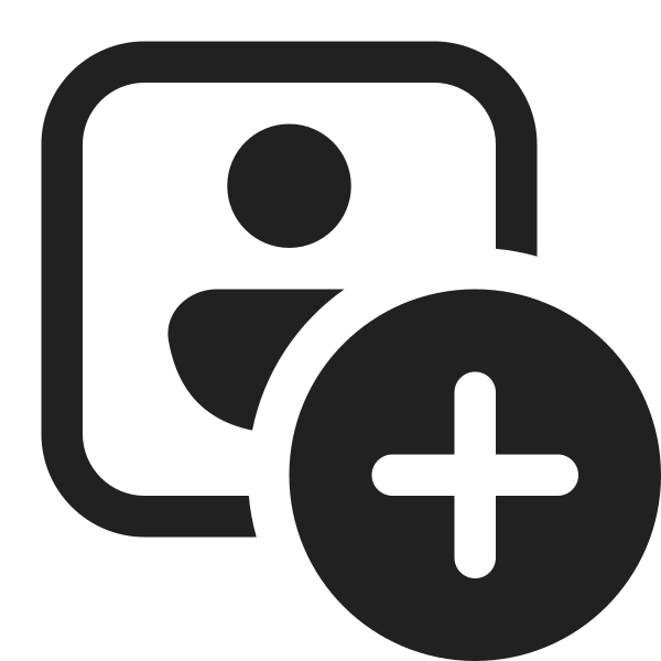 Ic Fluent Person Square Add 16 Regular