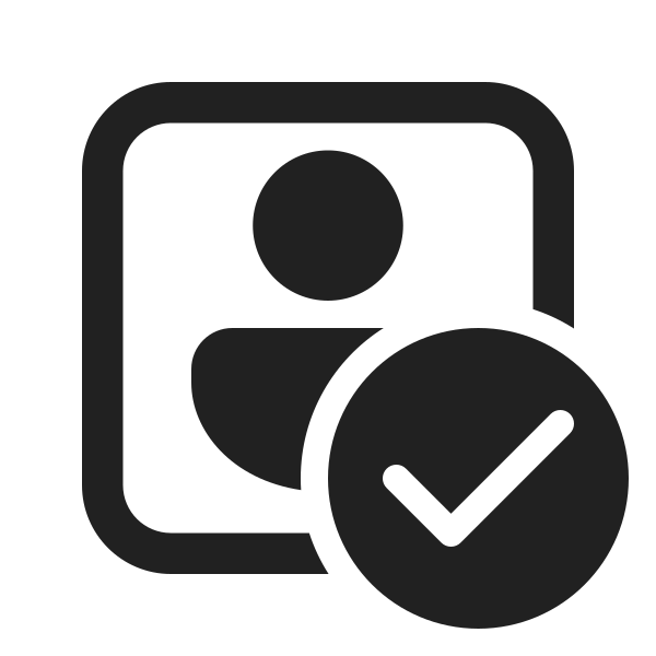 Ic Fluent Person Square Checkmark 24 Regular