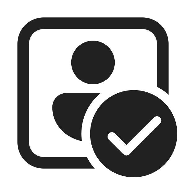 Ic Fluent Person Square Checkmark 32 Regular