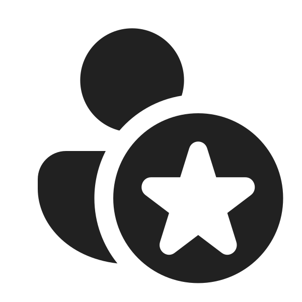 Ic Fluent Person Star 16 Filled