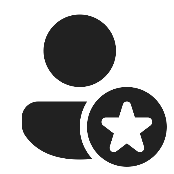 Ic Fluent Person Star 24 Filled