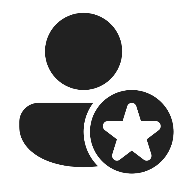 Ic Fluent Person Star 28 Filled