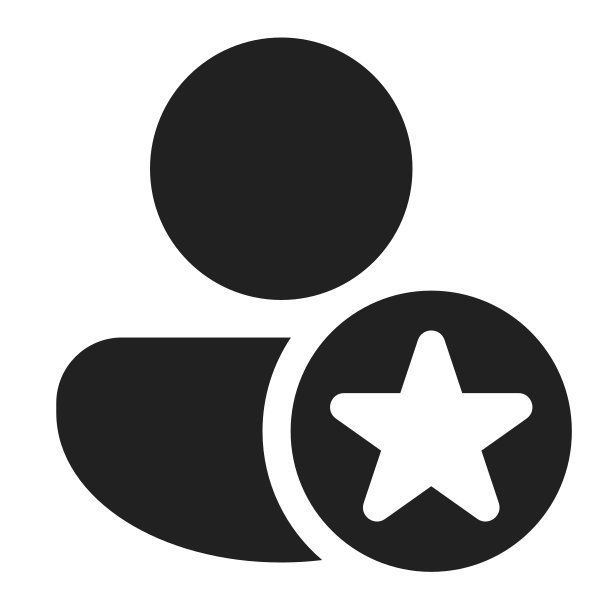 Ic Fluent Person Star 32 Filled