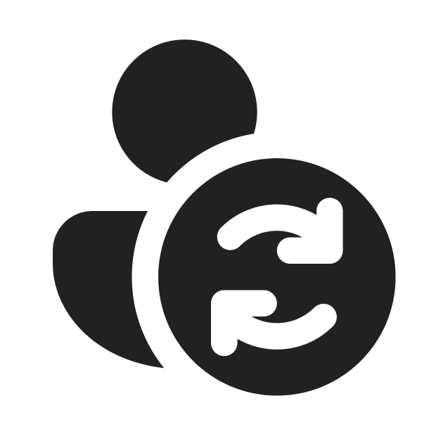 Ic Fluent Person Sync 16 Filled