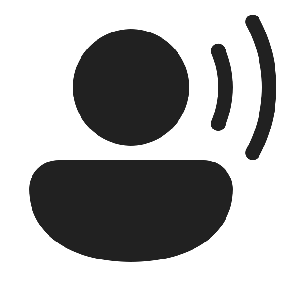 Ic Fluent Person Voice 20 Filled