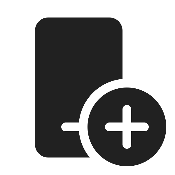 Ic Fluent Phone Add 20 Filled