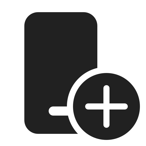Ic Fluent Phone Add 24 Filled