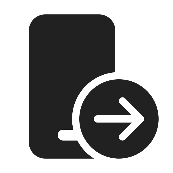 Ic Fluent Phone Arrow Right 24 Filled