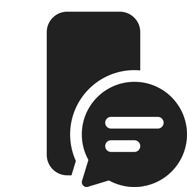 Ic Fluent Phone Chat 16 Filled