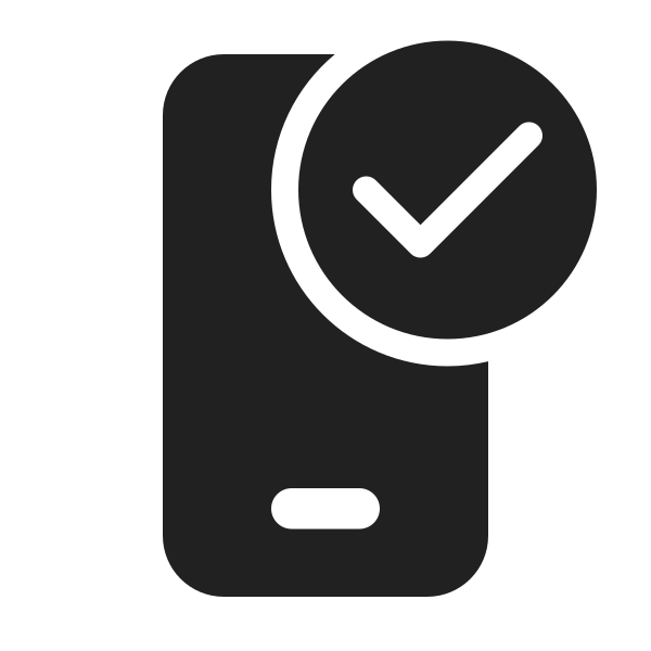 Ic Fluent Phone Checkmark 24 Filled