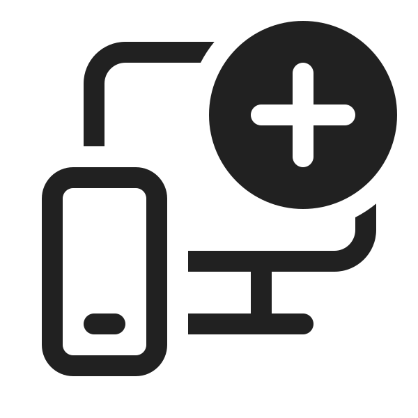 Ic Fluent Phone Desktop Add 20 Regular