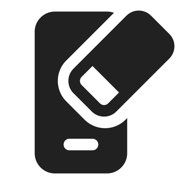 Ic Fluent Phone Eraser 16 Filled