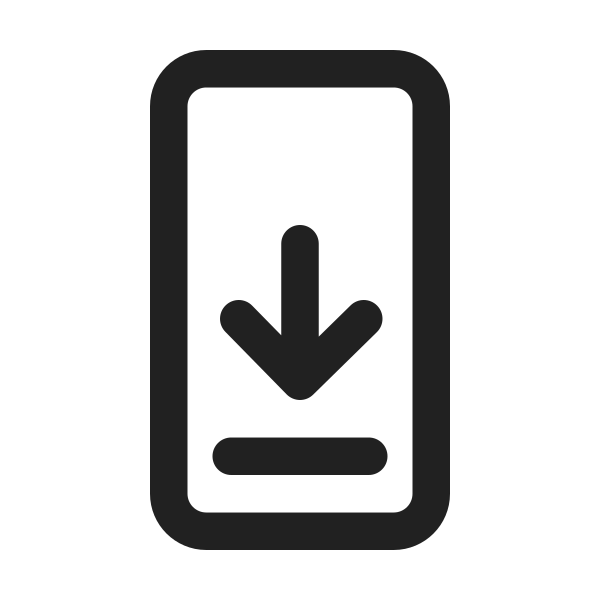 Ic Fluent Phone Footer Arrow Down 24 Regular