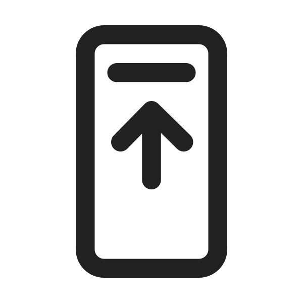 Ic Fluent Phone Header Arrow Up 24 Regular