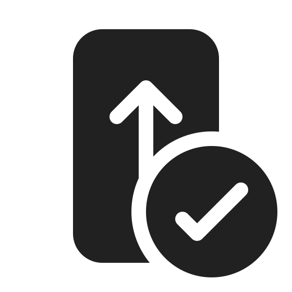 Ic Fluent Phone Update Checkmark 20 Filled