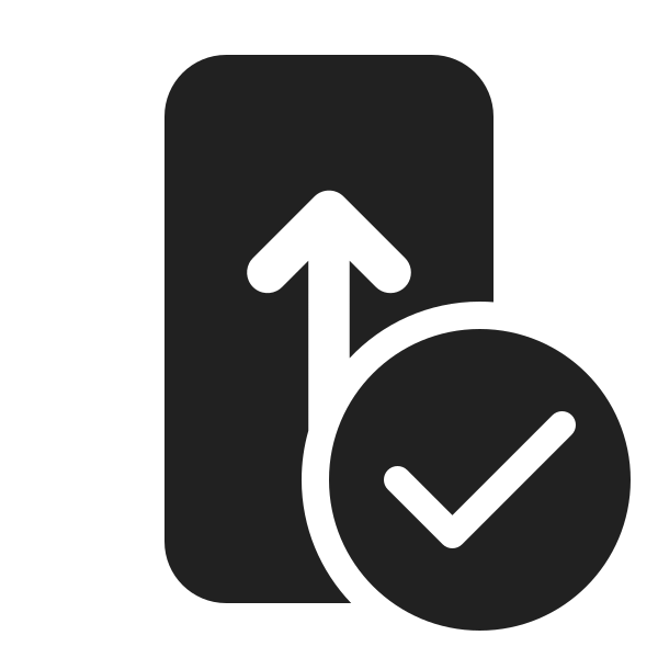 Ic Fluent Phone Update Checkmark 24 Filled