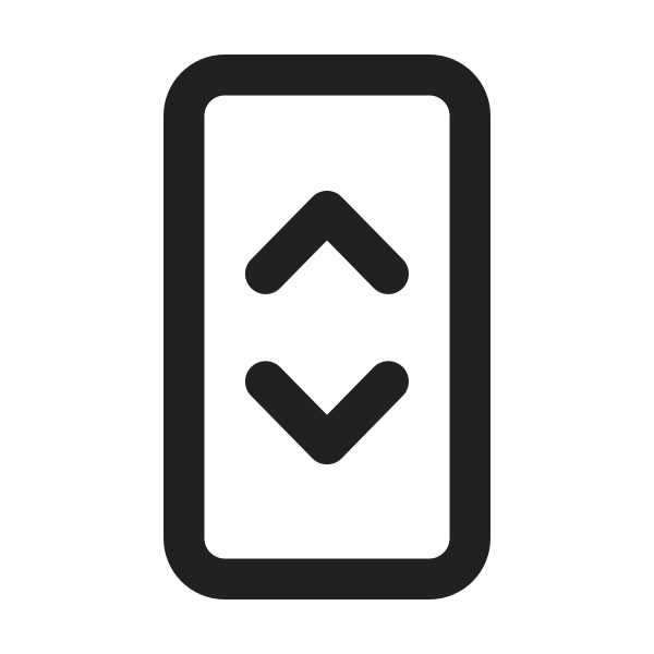 Ic Fluent Phone Vertical Scroll 24 Regular
