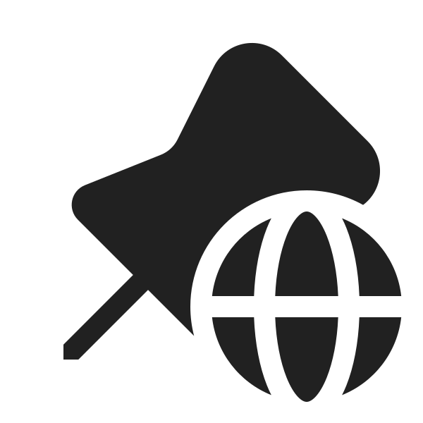 Ic Fluent Pin Globe 20 Filled