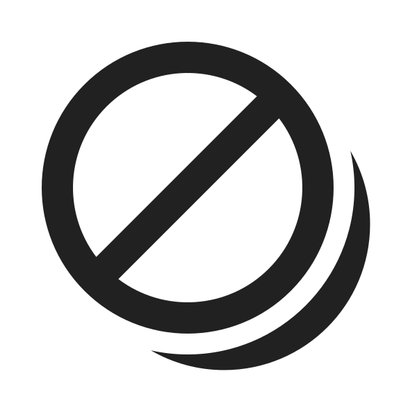Ic Fluent Prohibited Multiple 20 Filled