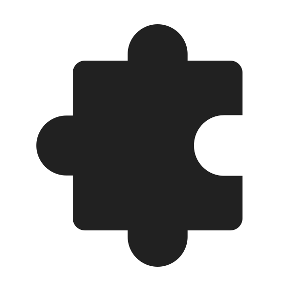 Ic Fluent Puzzle Piece 24 Filled