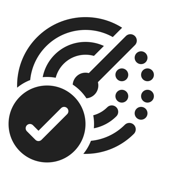 Ic Fluent Radar Checkmark 20 Filled