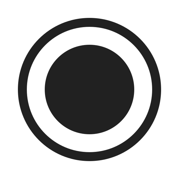 Ic Fluent Radio Button 20 Filled