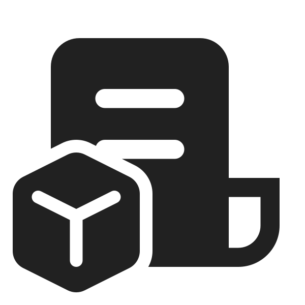 Ic Fluent Receipt Cube 24 Filled