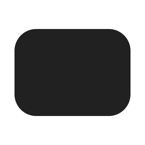 Ic Fluent Rectangle Landscape 20 Filled