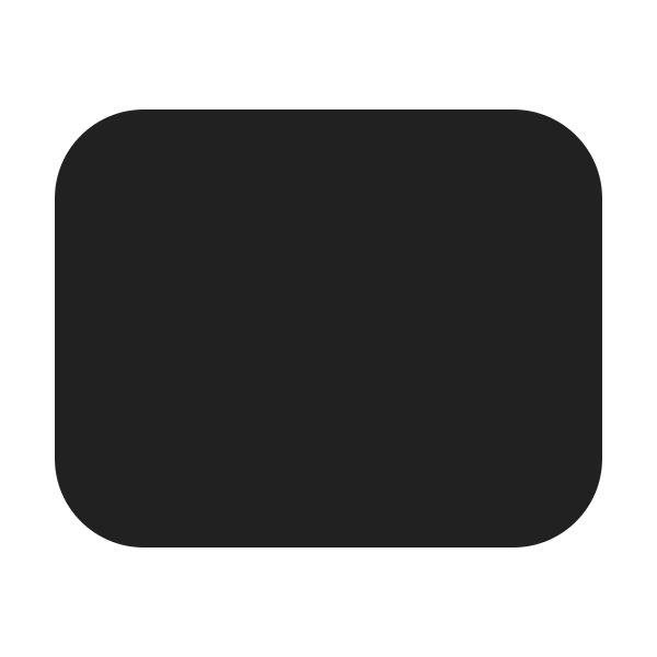 Ic Fluent Rectangle Landscape 24 Filled