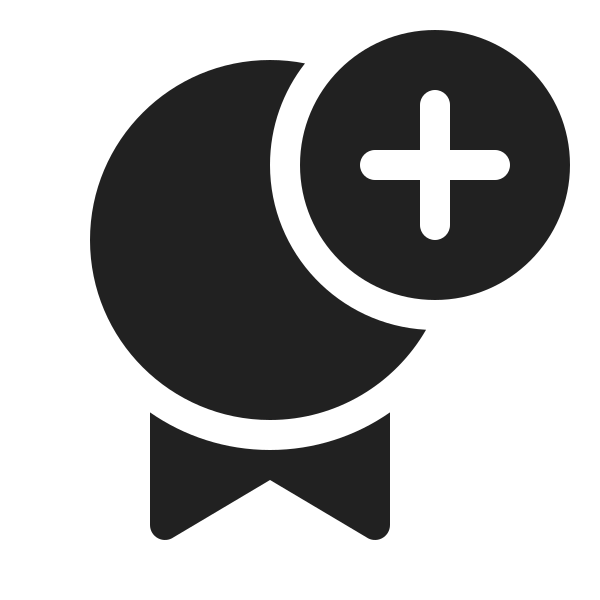 Ic Fluent Ribbon Add 20 Filled
