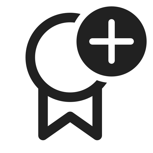 Ic Fluent Ribbon Add 24 Regular