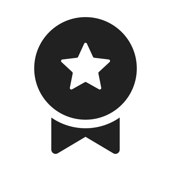 Ic Fluent Ribbon Star 20 Filled