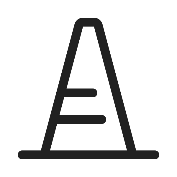 Ic Fluent Road Cone 20 Regular