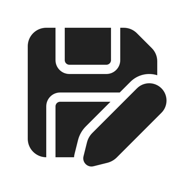 Ic Fluent Save Edit 20 Filled