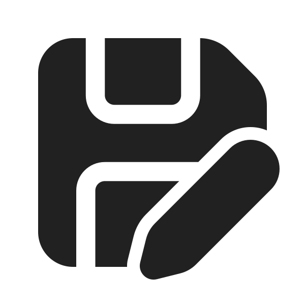 Ic Fluent Save Edit 24 Filled