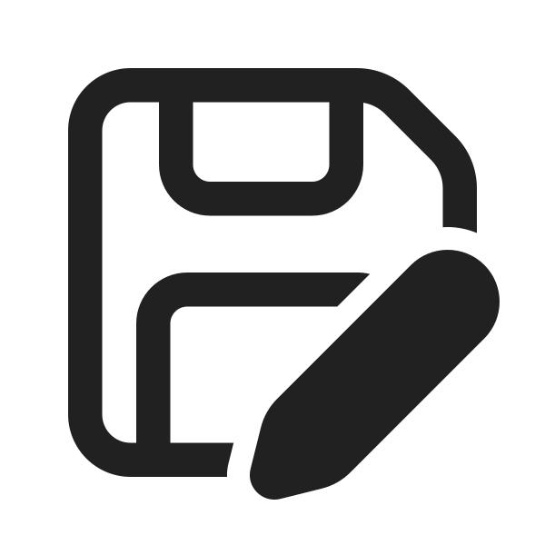 Ic Fluent Save Edit 24 Regular