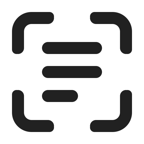 Ic Fluent Scan Text 24 Filled