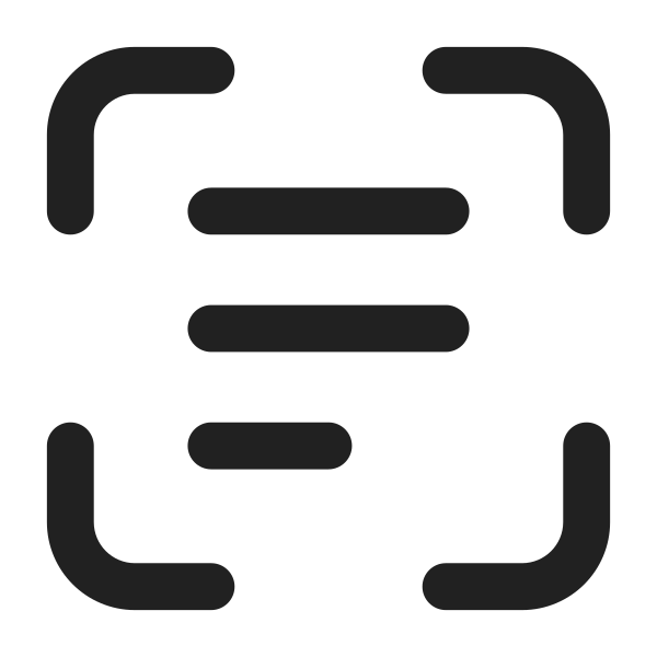 Ic Fluent Scan Text 28 Filled