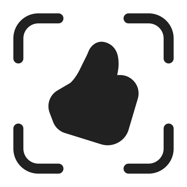 Ic Fluent Scan Thumb Up 28 Filled