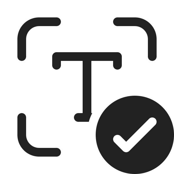 Ic Fluent Scan Type Checkmark 20 Regular