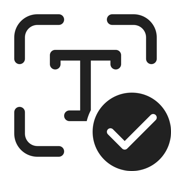 Ic Fluent Scan Type Checkmark 24 Regular