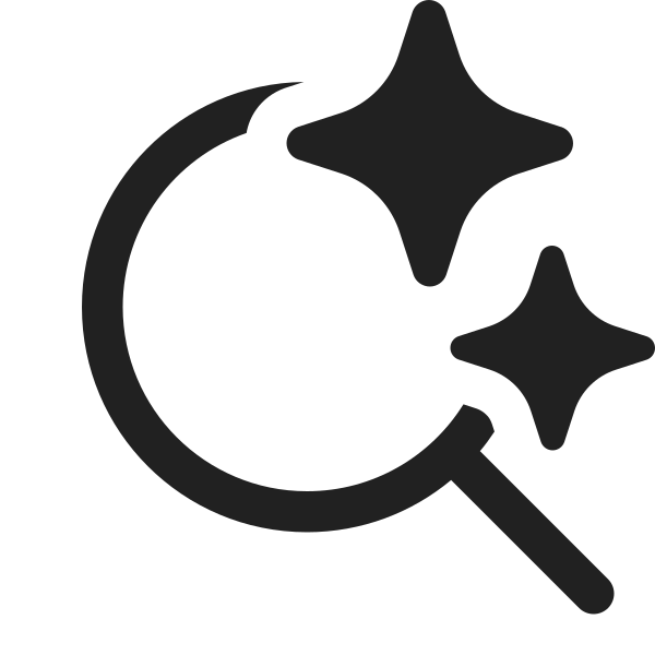 Ic Fluent Search Sparkle 16 Regular
