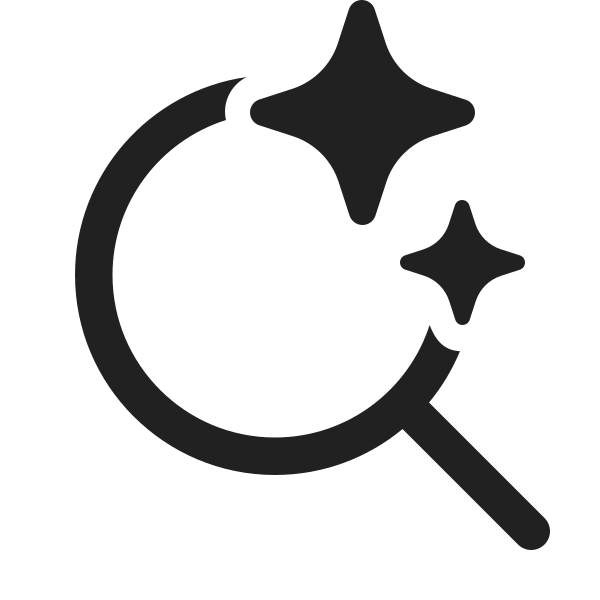 Ic Fluent Search Sparkle 24 Regular
